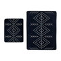 Mijölnir Juego de alfombras de baño Lau Multicolor (2 piezas) de 10 mm de altura